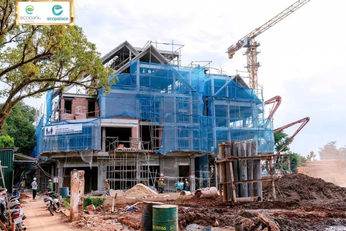Tiến độ thi công EcoPalace Đắk Lắk 2025