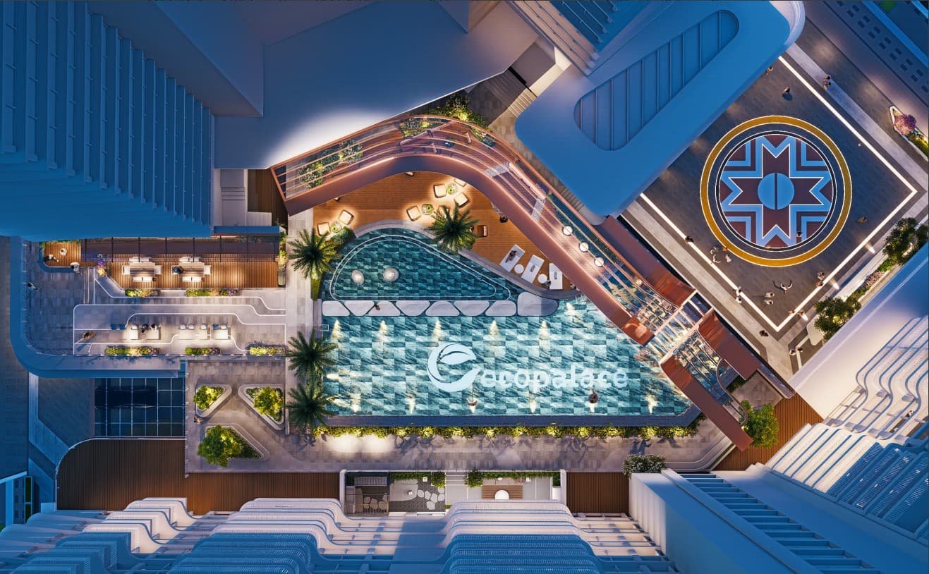 Hồ Bơi Hiện Đại – Tiện ích EcoPalace Đắk Lắk