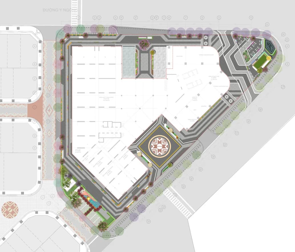 Mặt bằng quy hoạch EcoPalace Đắk Lắk tầng 1 – EcoPark Đắk Lắk Buôn Ma Thuột